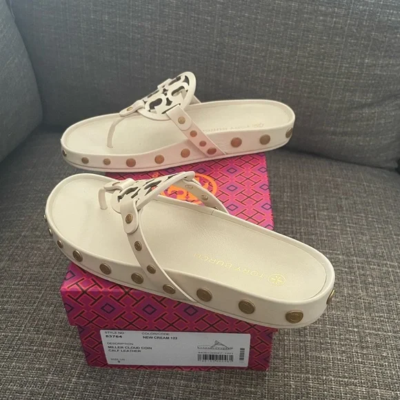 Tory BurchMiller Cloud Coin Thong Sandals